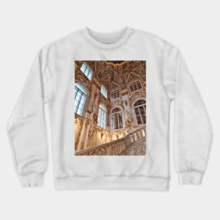 Golden Splendor: An Aesthetic Castle in the Sun Crewneck Sweatshirt